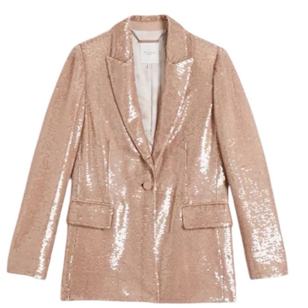 Ted Baker London Millei blush sequin blazer